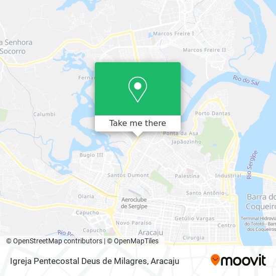 Igreja Pentecostal Deus de Milagres map