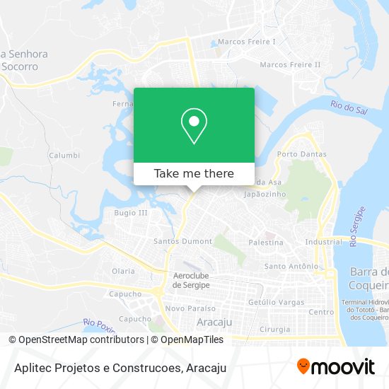 Aplitec Projetos e Construcoes map