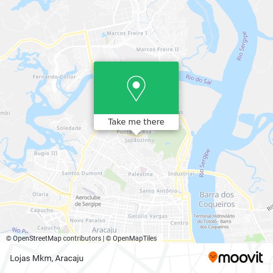 Lojas Mkm map