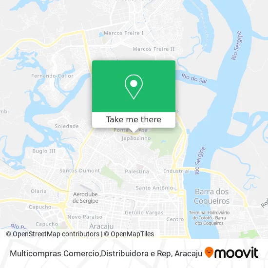 Multicompras Comercio,Distribuidora e Rep map