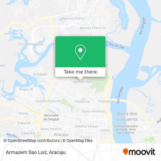 Mapa Armazem Sao Luiz