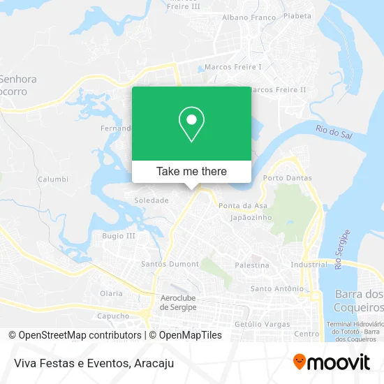 Viva Festas e Eventos map