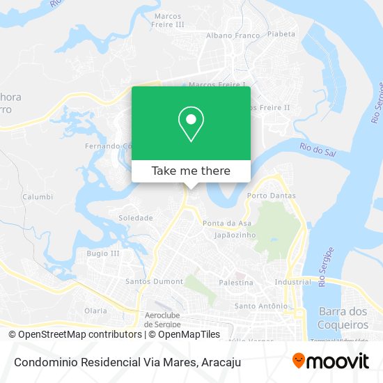 Mapa Condominio Residencial Via Mares