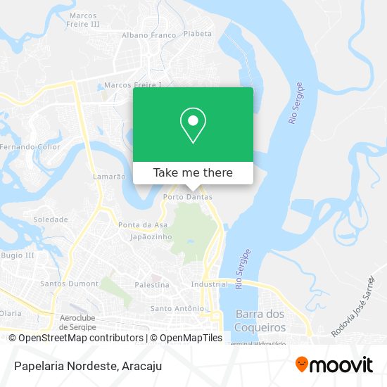 Papelaria Nordeste map