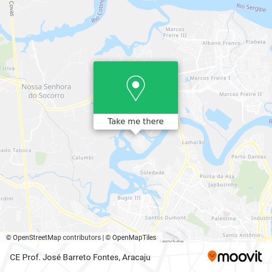 CE Prof. José Barreto Fontes map
