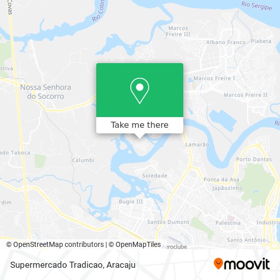 Supermercado Tradicao map