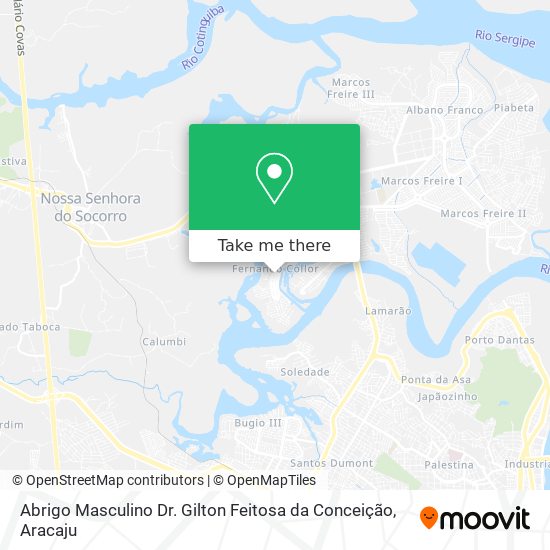 Abrigo Masculino Dr. Gilton Feitosa da Conceição map