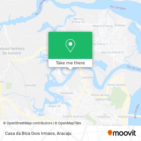 Casa da Bica Dois Irmaos map