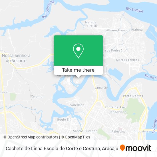 Cachete de Linha Escola de Corte e Costura map