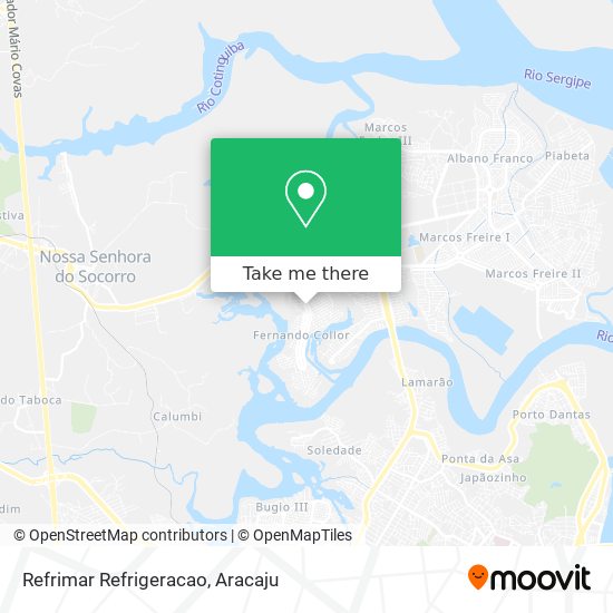 Refrimar Refrigeracao map