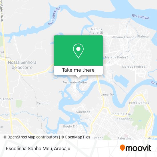 Escolinha Sonho Meu map