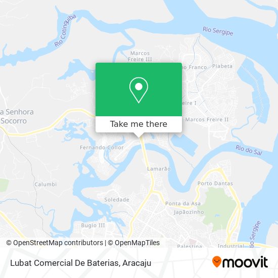 Lubat Comercial De Baterias map