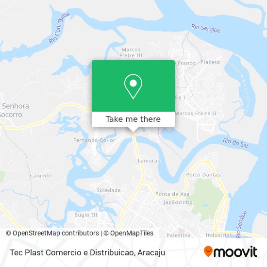 Tec Plast Comercio e Distribuicao map