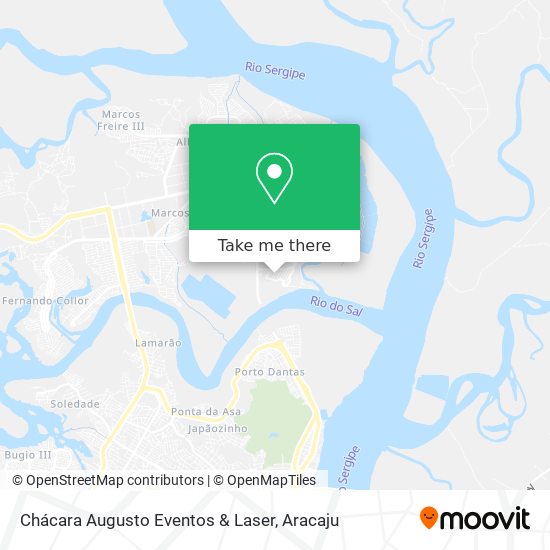 Chácara Augusto Eventos & Laser map