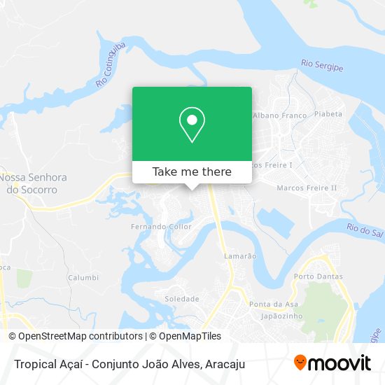 Mapa Tropical Açaí - Conjunto João Alves