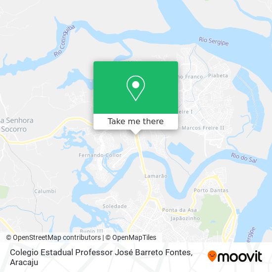 Colegio Estadual Professor José Barreto Fontes map