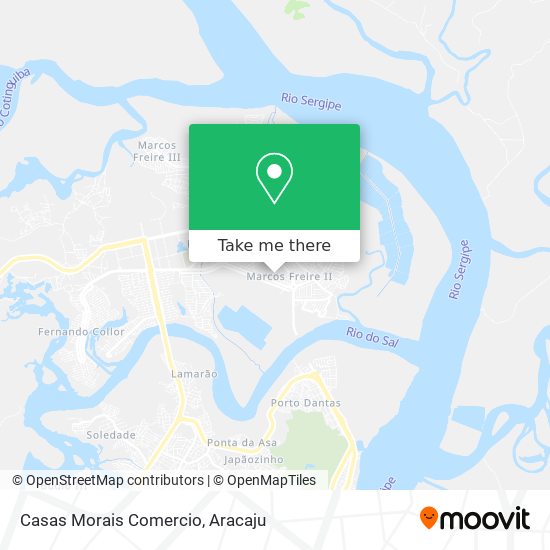 Casas Morais Comercio map