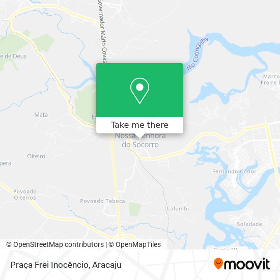 Praça Frei Inocêncio map