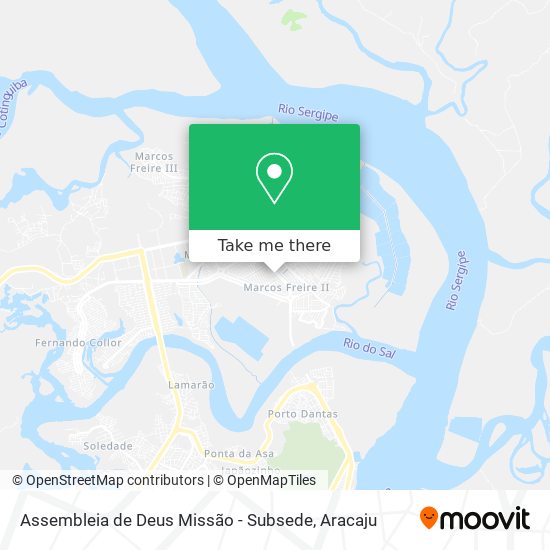 Assembleia de Deus Missão - Subsede map