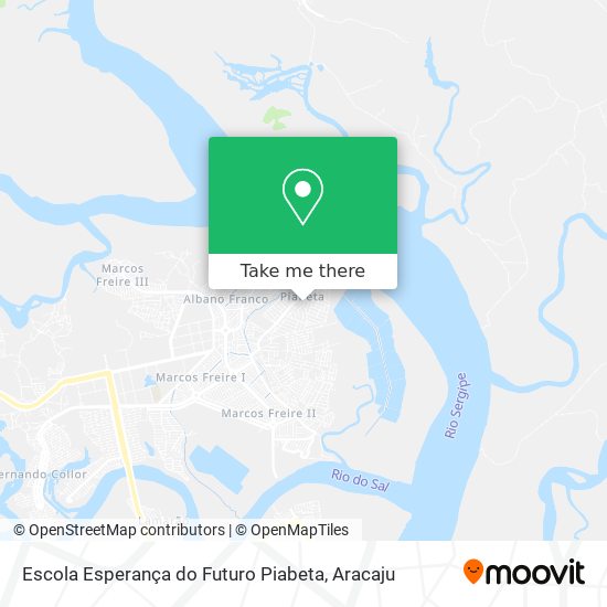 Escola Esperança do Futuro Piabeta map