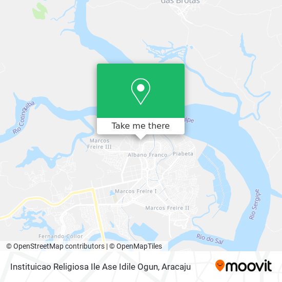 Instituicao Religiosa Ile Ase Idile Ogun map