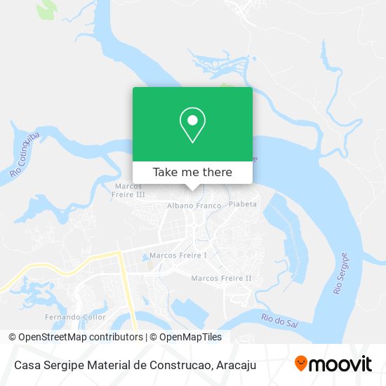 Casa Sergipe Material de Construcao map