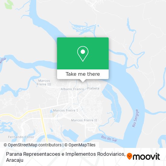 Parana Representacoes e Implementos Rodoviarios map