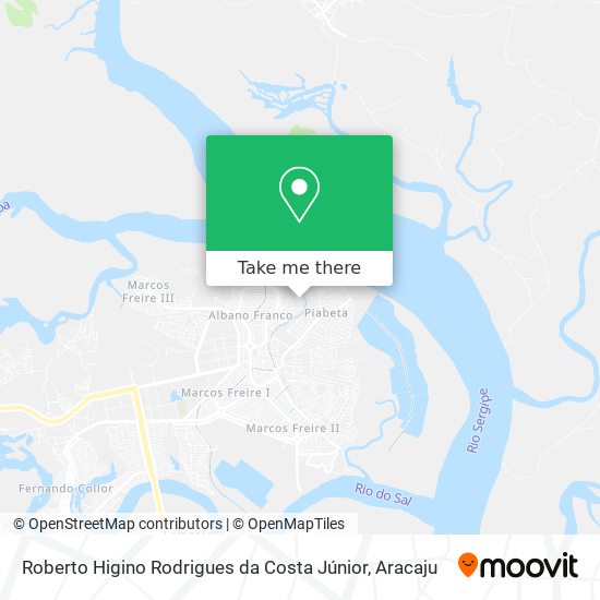 Roberto Higino Rodrigues da Costa Júnior map