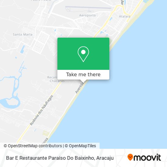 Bar E Restaurante Paraíso Do Baixinho map
