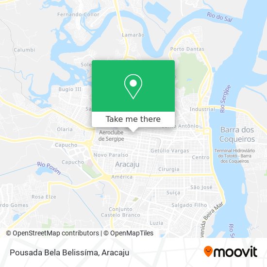 Pousada Bela Belissíma map