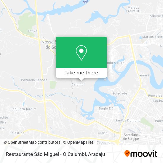 Restaurante São Miguel - O Calumbi map