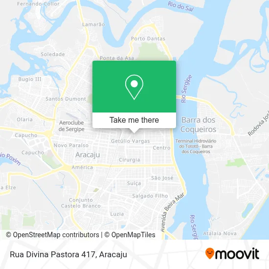 Rua Divina Pastora 417 map