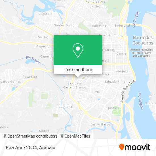 Rua Acre 2504 map