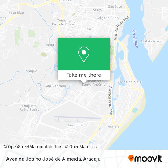 Avenida Josino José de Almeida map