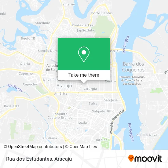 Rua dos Estudantes map