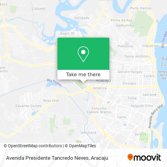 Avenida Presidente Tancredo Neves map