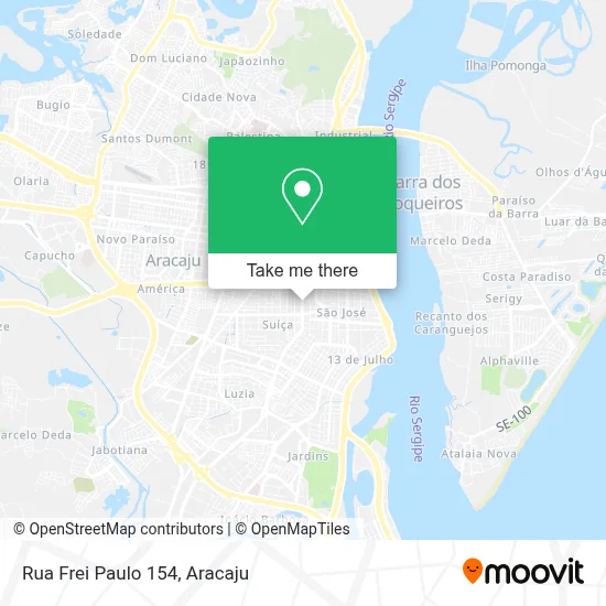 Rua Frei Paulo 154 map