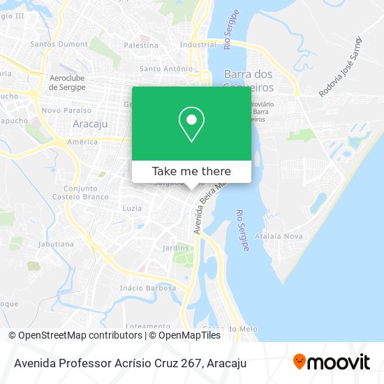 Mapa Avenida Professor Acrísio Cruz 267