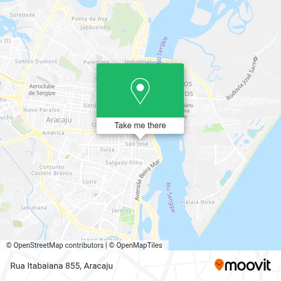 Rua Itabaiana 855 map