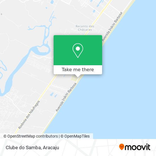 Mapa Clube do Samba