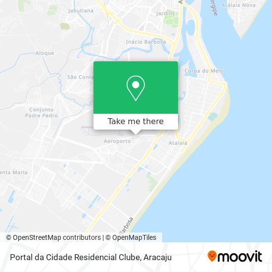 Portal da Cidade Residencial Clube map