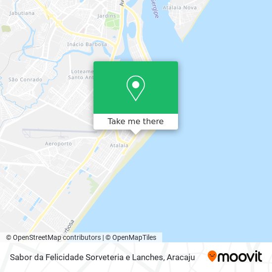 Sabor da Felicidade Sorveteria e Lanches map