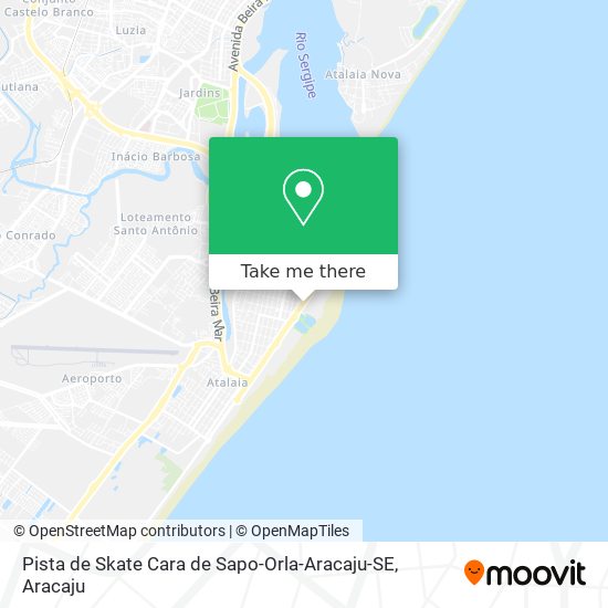 Pista de Skate Cara de Sapo-Orla-Aracaju-SE map