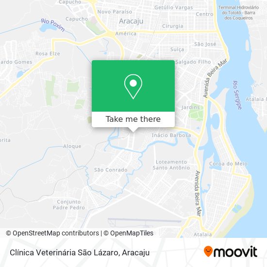 Clínica Veterinária São Lázaro map