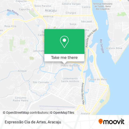 Expressão Cia de Artes map