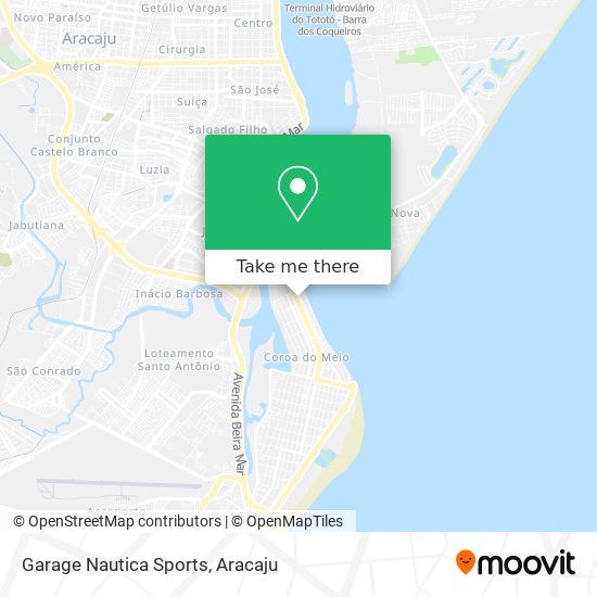 Garage Nautica Sports map