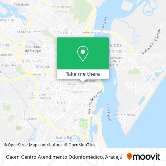 Mapa Caom-Centro Atendimento Odontomédico