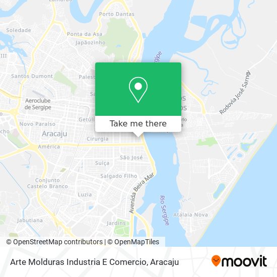 Arte Molduras Industria E Comercio map