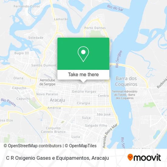 C R Oxigenio Gases e Equipamentos map
