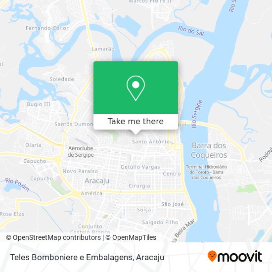 Teles Bomboniere e Embalagens map